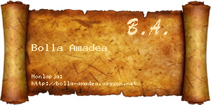 Bolla Amadea névjegykártya